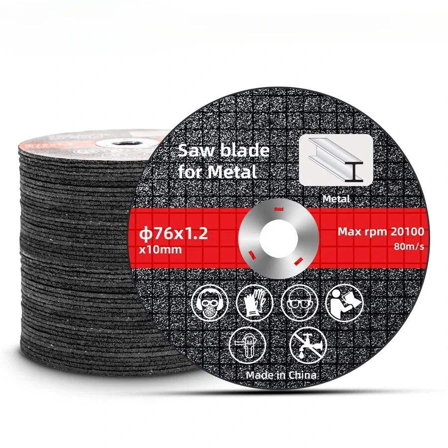 Industrial 3" (76mm) Resin Cut-Off Wheel for Mini Grinders – OEM