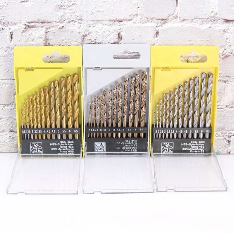 Industrial 13-Piece M35 Cobalt Twist Drill Bit Set for Stainless Steel